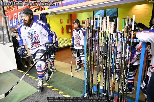 2020-10-03 Hockey Milano Bears-Hockey Pieve 0610 Cesare Borsa